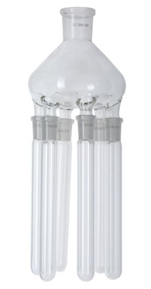 [137000174] Araignée de distillation, NS 29/32, 6 douilles