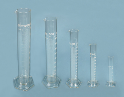 Measuring cylinder, glass, class B