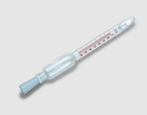 [147003208] Butyromètre à crème (méthode de pesée d‘après Schulz-Kley) à poire fermée 0-5-40% : 0,5 