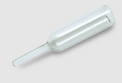 [147003320] Bécher à crème sans trous pour butyromètres à crème glacée et lait condensé et butyromètres à crème d'après Roeder, Ø extérieur : 15 mm, L : 77 mm