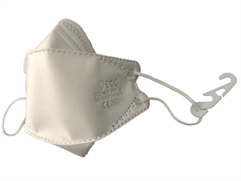 [20780] MASQUE FILTRANT FFP2 NR GIMA HALO sans soupape avec élastiques - boîte de 25
