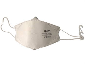 [20785] MASQUE FILTRANT FFP3 NR GIMA HALO sans soupape avec élastiques - boîte de 25