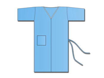 [26017] KIMONO NON TISSÉ - bleu - boîte de 100