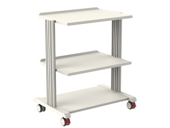 [27890] CHARIOT SMART - 2 tablettes 60x42 cm + base