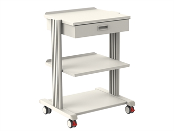 [27894] CHARIOT SMART - 2 tablettes 50x42 cm + base + tiroir