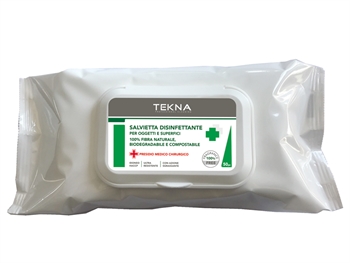 [36600] LINGETTES DÉSINFECTANTES TEKNA POUR SURFACES - boîte de 600