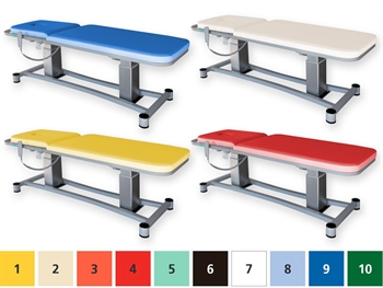 [44516] DIVAN D'EXAMEN HAUTEUR RÉGLABLE LORD avec TR/RTR - couleur au choix