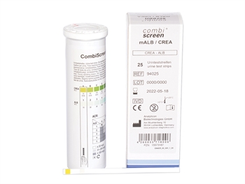 [24056] COMBI SCREEN mALB/CREA pour la détection de microalbuminurie - boîte de 25 pcs.