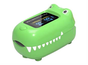 [35057] OXYMÈTRE DE POULS PÉDIATRIQUE OXY-0 - crocodile - GB, IT, ES, DE, SE, PL