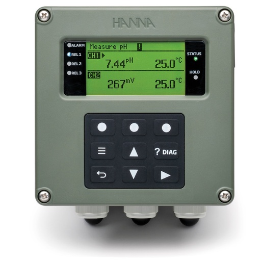 [144HI520-0540] Contrôleur de process universel, 2 voies, 5 relais, 4 sorties analogiques, RS485, Modbus RTU