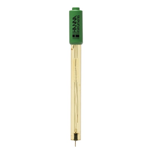 [144HI4430B] Électrode rédox, capteur or, corps plastique, connecteur BNC, câble 1 m