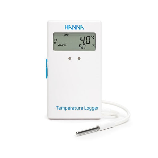 [144HI148-3] Enregistreur de temp., 1 sonde int. (-20,0 à 60,0 °C), 1 sonde ext. câble 1 m (-40,0 à 125,0 °C)