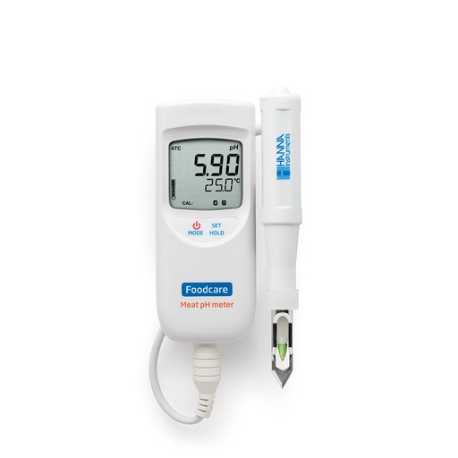 [144HI99163] pH-/°C-mètre compact étanche spécial viande