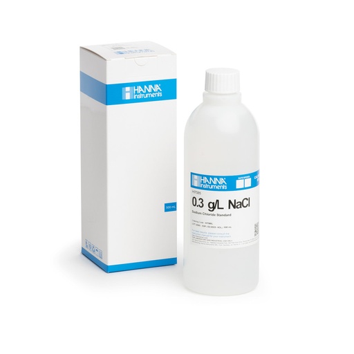 [144HI7085L] Solution de chlorure de sodium 0,3 g/L, bouteille 500 mL