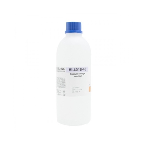 [144HI4016-45] Solution de conservation pour électrode ISE sodium, bouteille 500 mL