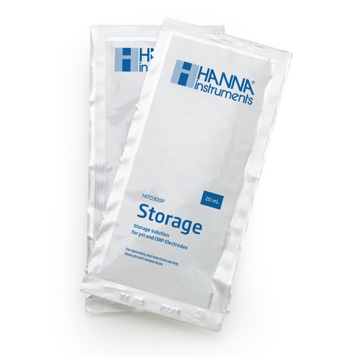 [144HI70300P] Solution de conservation pour électrodes, 25 sachets de 20 mL