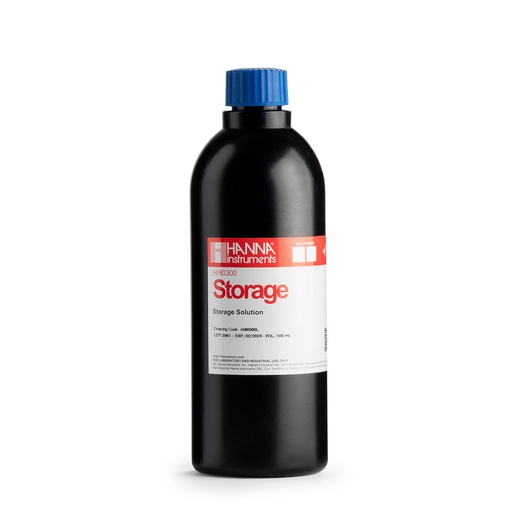 [144HI80300M] Solution de conservation pour électrodes, bouteille FDA 250 mL