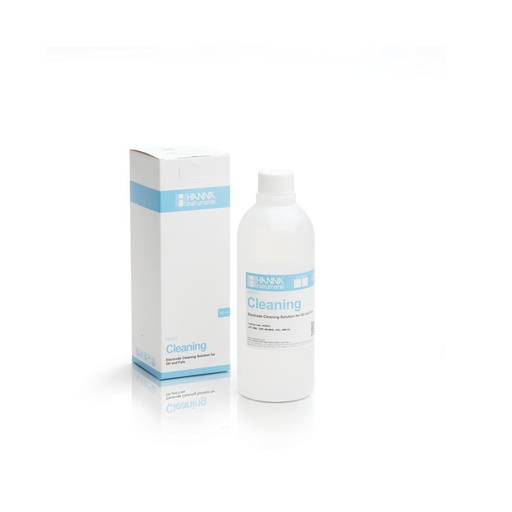 [144HI7077L] Solution de nettoyage pour électrodes, huiles et graisses, bouteille 500 mL