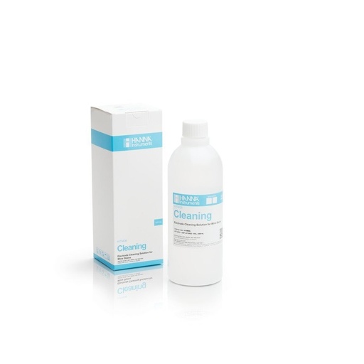 [144HI70636L] Solution de nettoyage pour électrodes, taches de vin (tannins), bouteille 500 mL