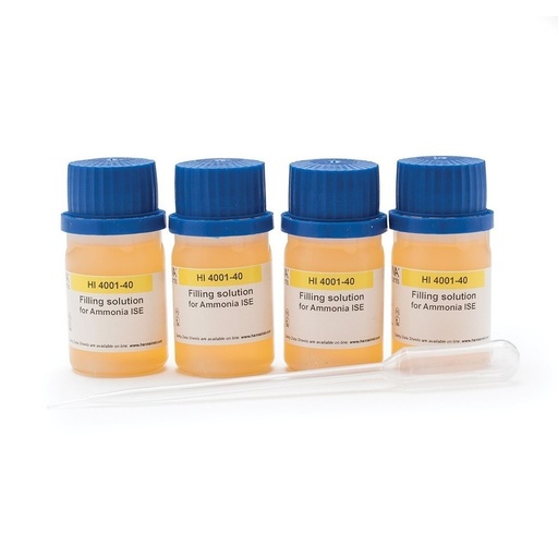 [144HI4001-40] Solution de remplissage ammoniaque, 4 x 30 mL