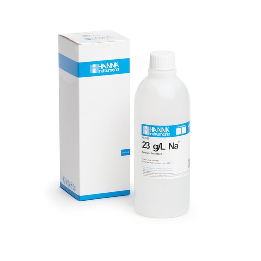 [144HI7086L] Solution de sodium 23 g/L, bouteille 500 mL