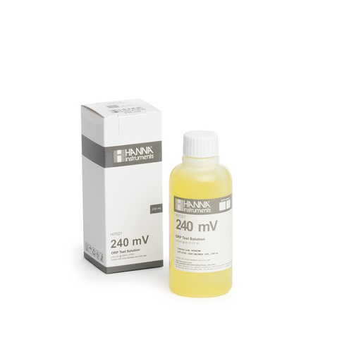 [144HI7021M] Solution de test rédox à 240 mV, bouteille 230 mL