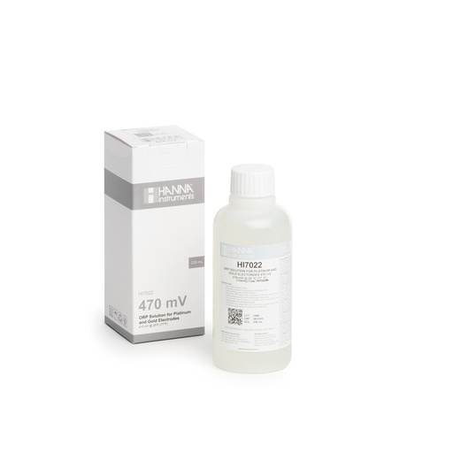 [144HI7022M] Solution de test rédox à 470 mV, bouteille 230 mL