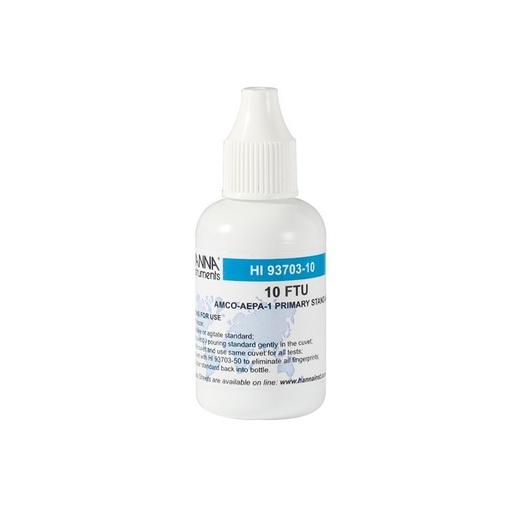 [144HI93703-10] Solution d'étalonnage 10 FTU pour HI93703