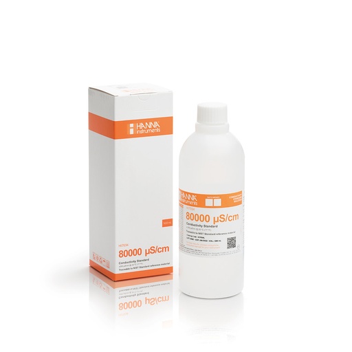 [144HI7034/1L] Solution d'étalonnage de conductivité à 80,00 mS/cm, bouteille 1 L