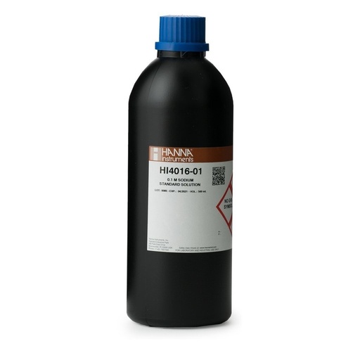 [144HI4016-01] Solution d'étalonnage pour sodium, 0,1 M, bouteille 500 mL