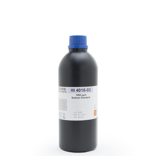 [144HI4016-03] Solution d'étalonnage pour sodium, 1000 mg/L, bouteille 500 mL
