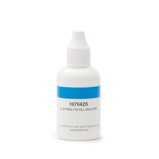[144HI7042S] Solution électrolyte pour sonde oxygène galvanique, flacon 30 mL
