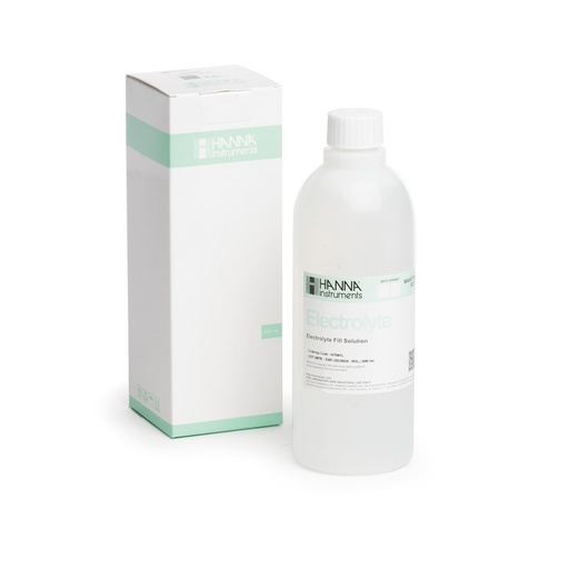 [144HI7041L] Solution électrolyte pour sonde oxygène polarographique, bouteille 500 mL