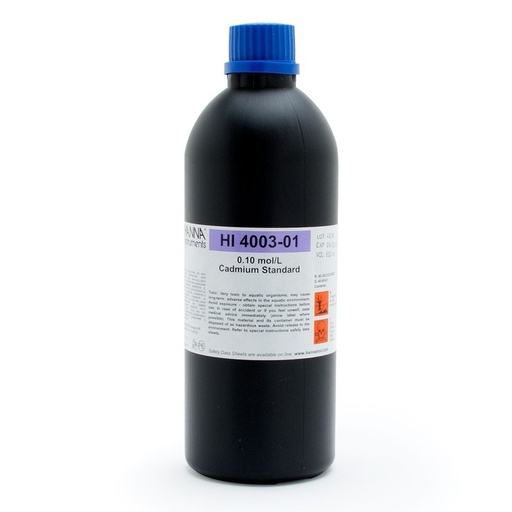 [144HI4003-01] Solution étalon 0,1 M cadmium, 500 mL