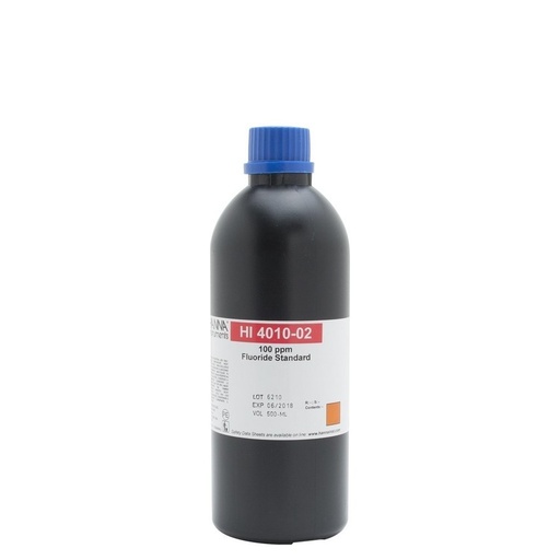 [144HI4010-02] Solution étalon 100 mg/L fluorures, 500 mL