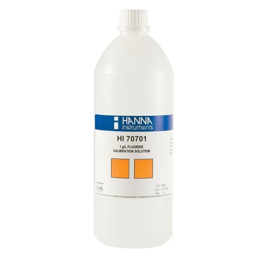 [144HI70701L] Solution fluorures 1 g/L, bouteille 500 mL