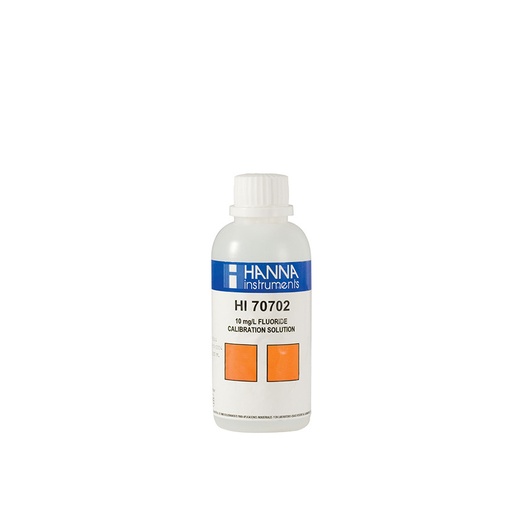 [144HI70702M] Solution fluorures 10 mg/L, bouteille 230 mL