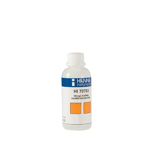 [144HI70703M] Solution fluorures 100 mg/L, bouteille 250 mL