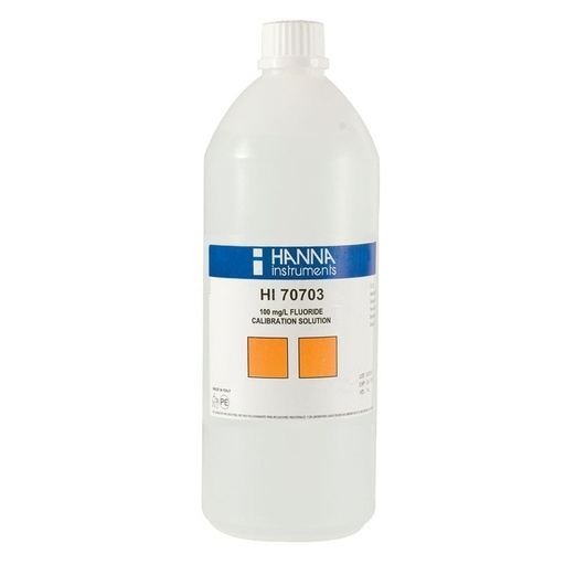 [144HI70703L] Solution fluorures 100 mg/L, bouteille 500 mL