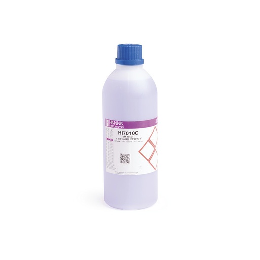 [144HI7010C] Solution tampon pH 10,01, coloration violette, bouteille 500 mL