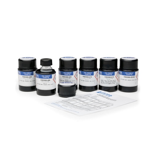 [144HI83300-11] Solutions étalons CAL Check pour photomètre HI83300