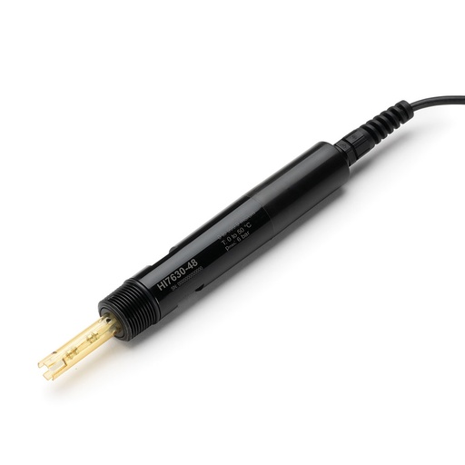 [144HI7630-4815] Sonde de conductivité industrielle à 4 anneaux platine, câble 15 m
