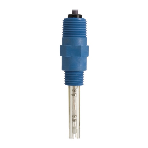[144HI3002] Sonde EC 4 anneaux, L 60 mm, pression max 6 bars, 80 °C, corps plastique, DIN