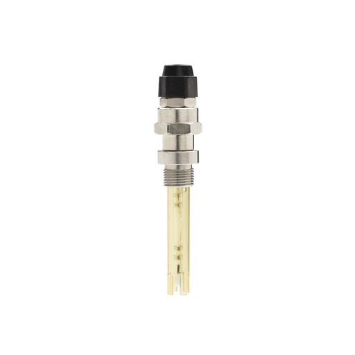 [144HI7639] Sonde EC 4 anneaux, pt100, max 5 bars, 120 °C, corps PEI et verre, DIN
