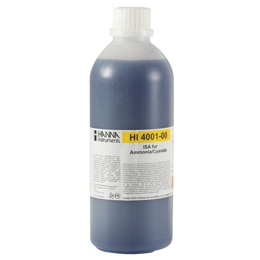 [144HI4001-00] Tampon ISA alcalin pour ammoniaque/cyanures, 500 mL