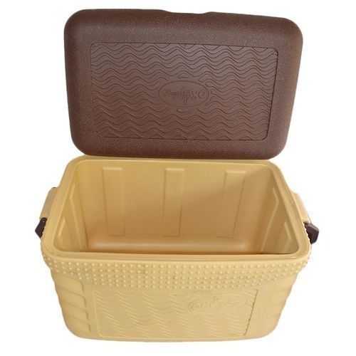 [225600032] Glacière Plastique 50L- Kaki/marron