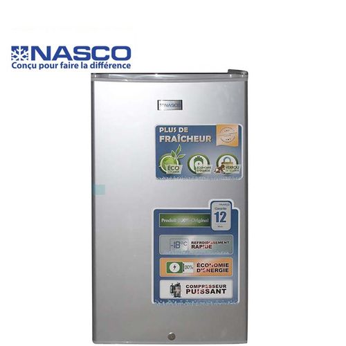 [225600034] Nasco  Réfrigérateur 1 porte KNASF1-100S - 80 Litres - Gris