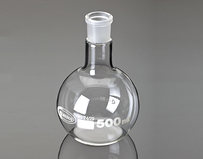 Ballon fond plat col moyen Glassco
