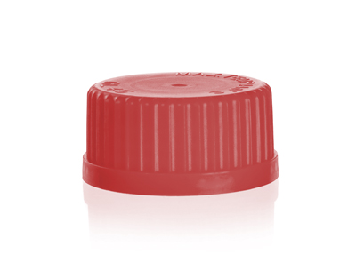 [135003852] Bouchon PBT rouge pour flacon ISO