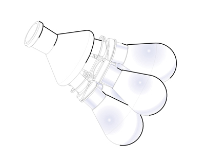 [135006173] Araignée multi-ballon évaporation RS 100-PRO